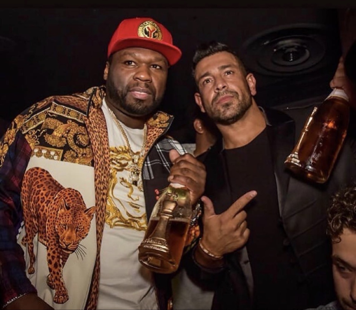 Richie Hosein with 50 Cent