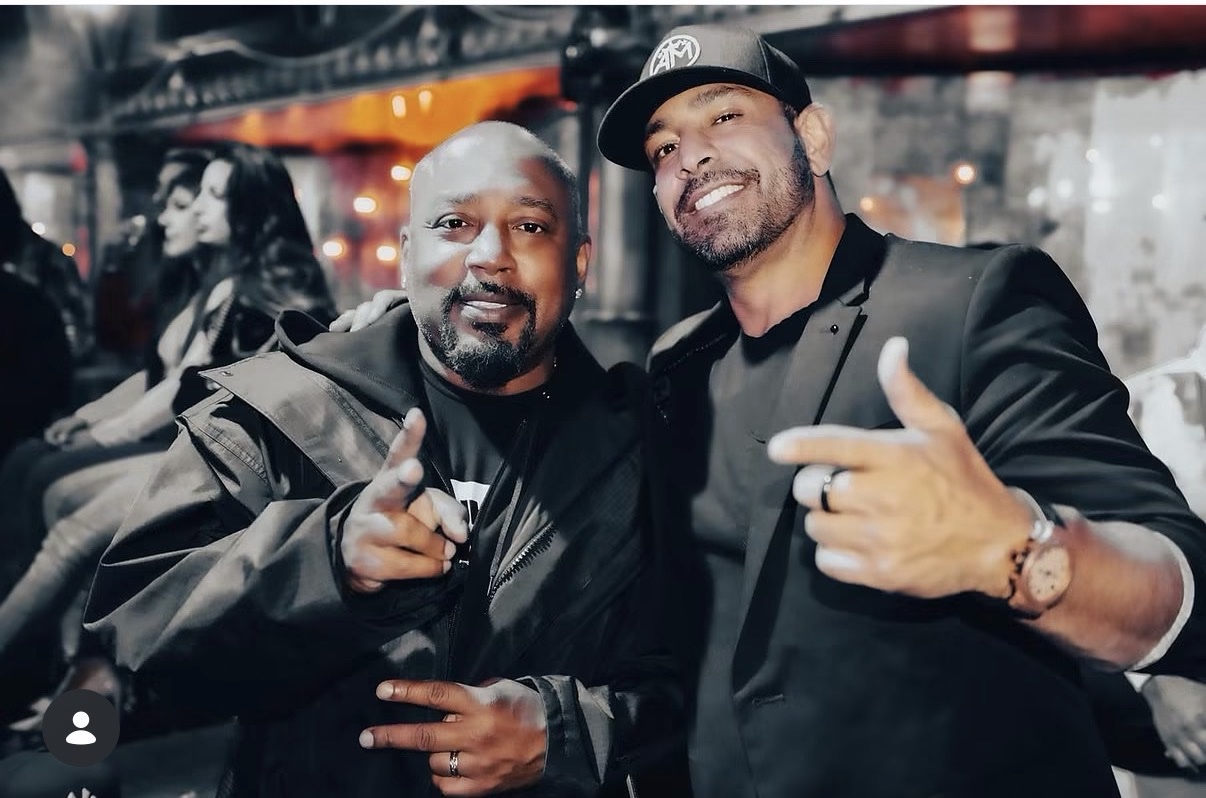 Richie Hosein with Daymond John
