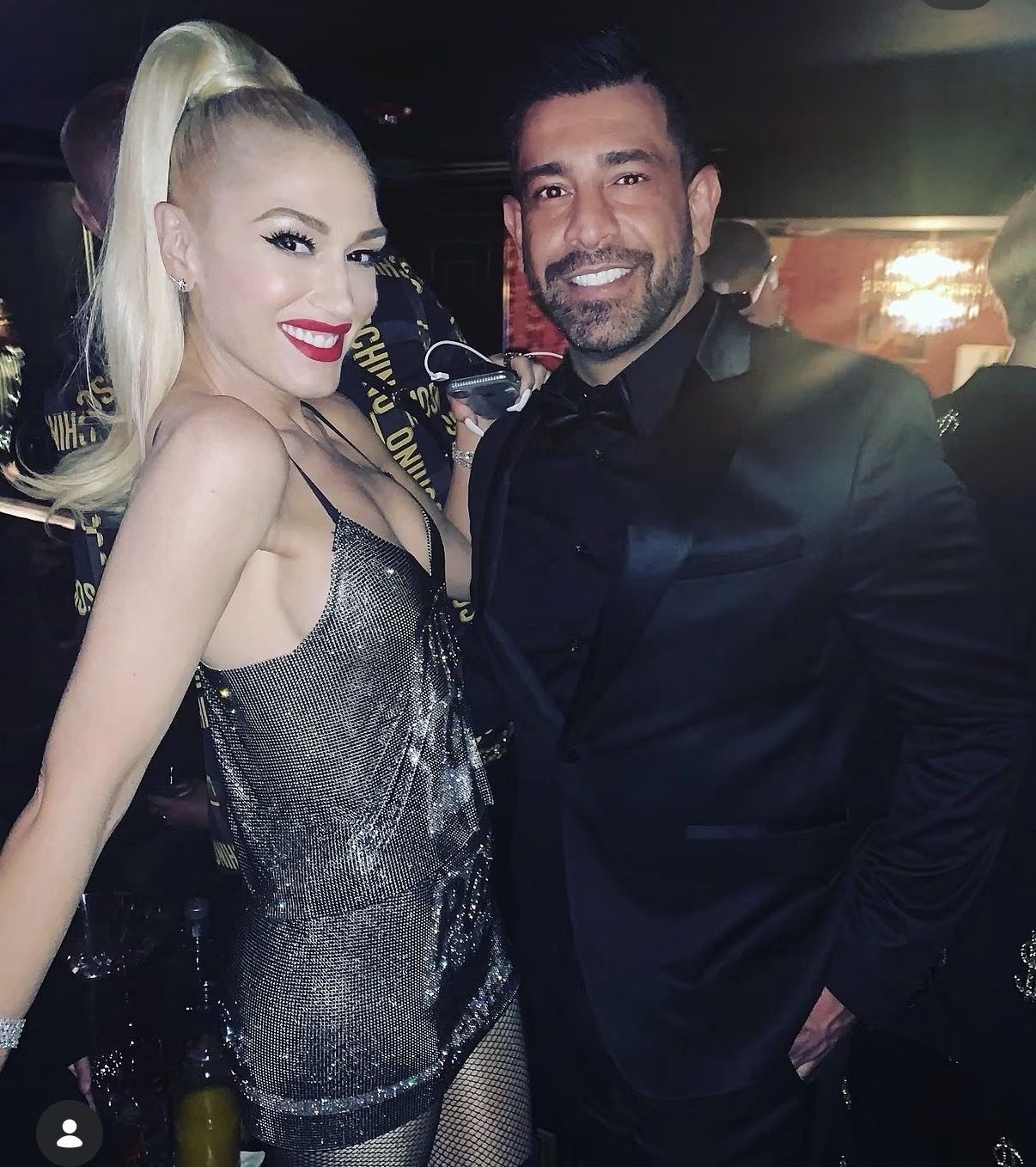 Richie Hosein with Gwen Stefani