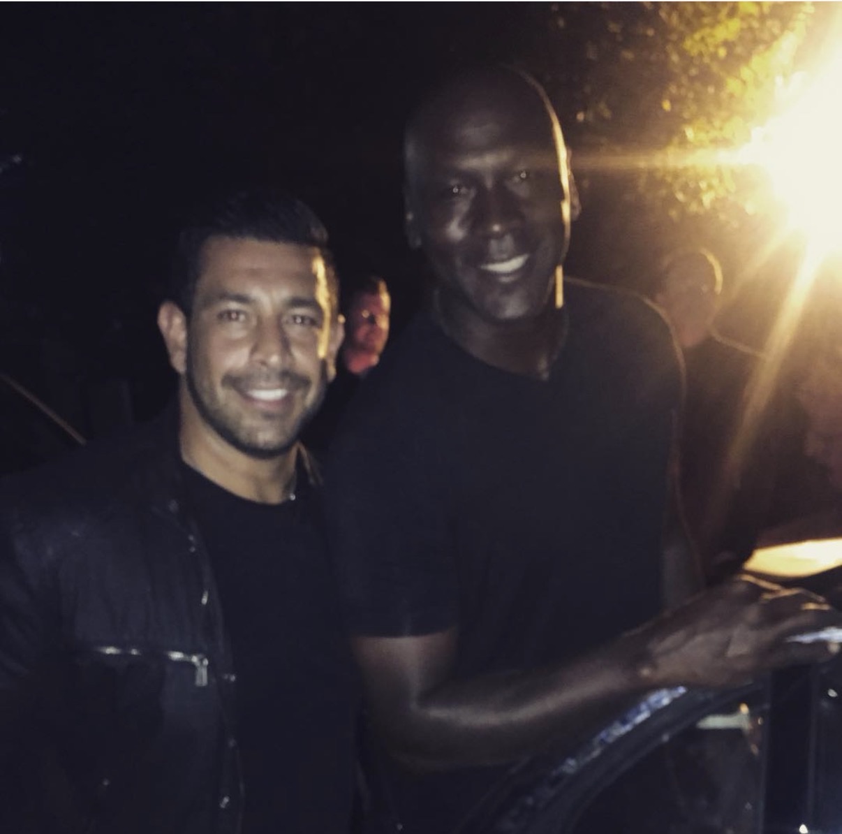 Richie Hosein with Michael Jordan